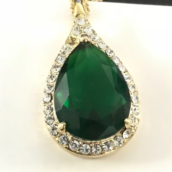 Green crystal cocktail set - Picture 4 of 4